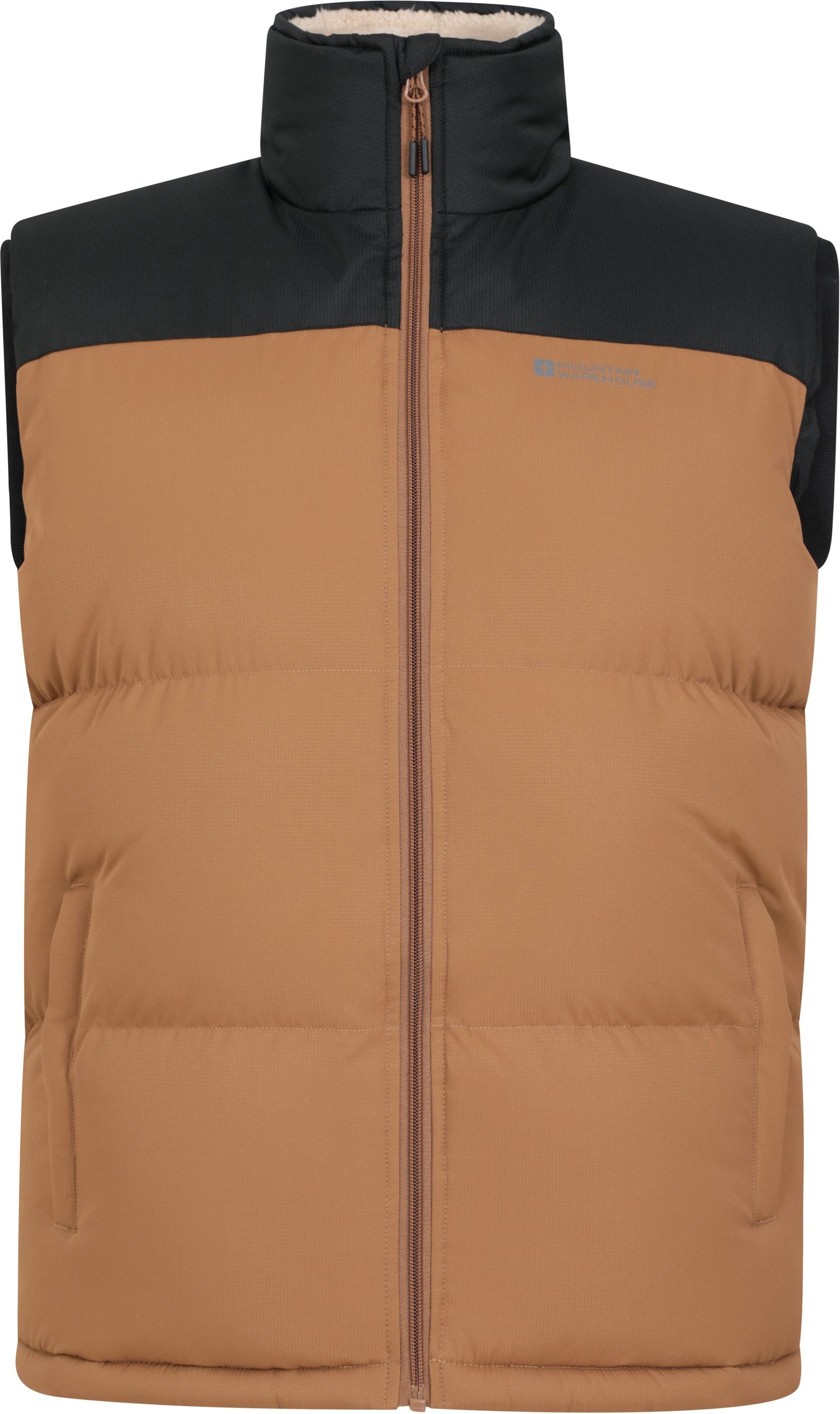 Mountain Warehouse Herren Rock Borg gepolstert Gilet (Orange)