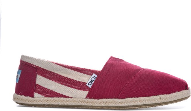 Toms University Classic Alpargata Red Damenschuhe