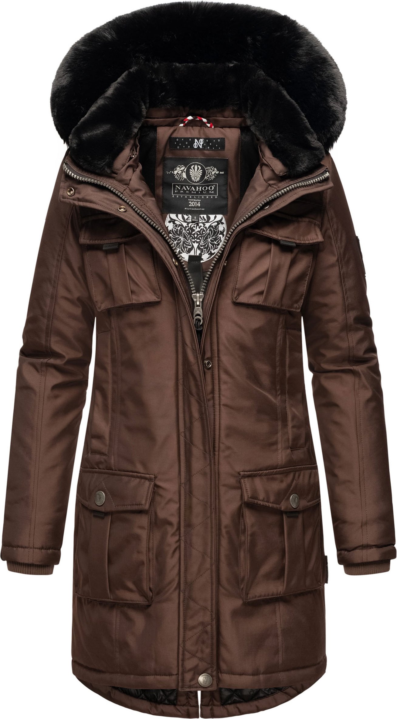 Navahoo Premium Damen Winterjacke Tiniis – Stylisch, Warm & Mit Stofftasche