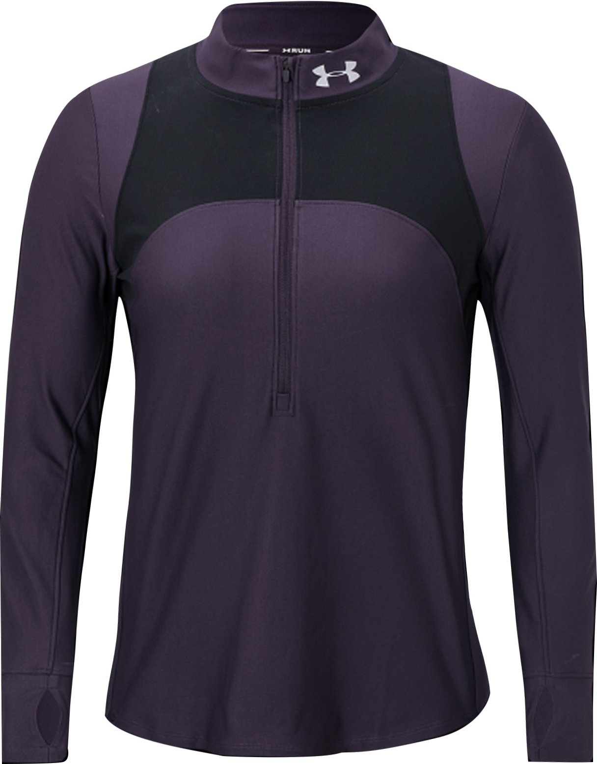 Under Armour Womens Qualifier 1/2 Reißverschluss Halbzip Top Purple 1326512 595