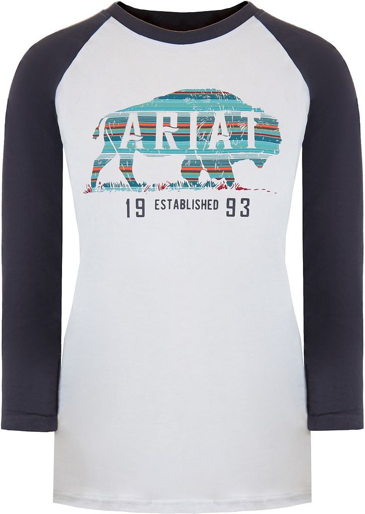 Ariat Logo Mens White Top