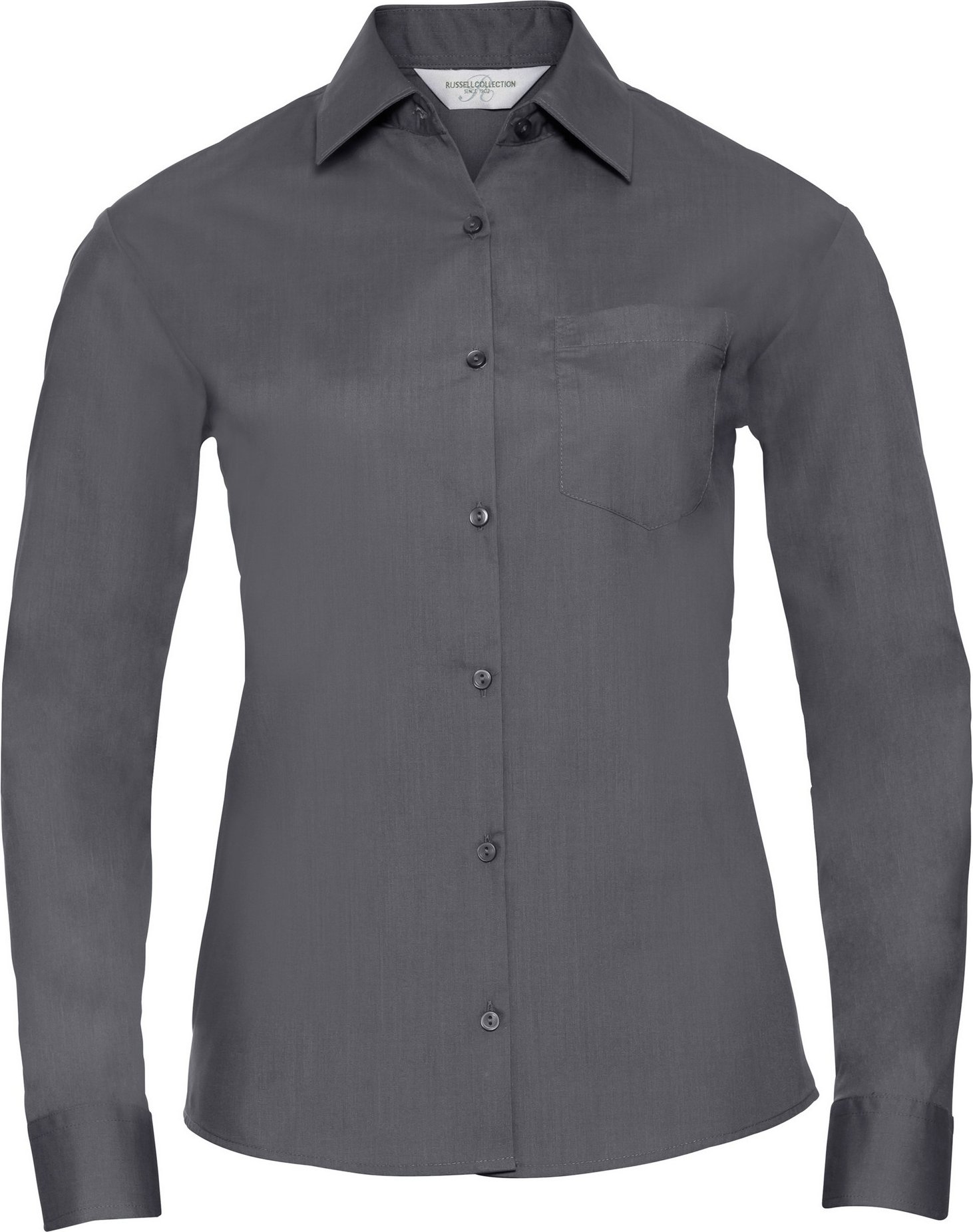 Russell Collection - Bluse - Damen (Grau Konvoi)