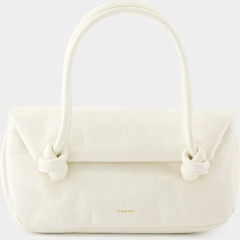 Knot Sm Schultertasche - Jil Sander - Leder - Beige