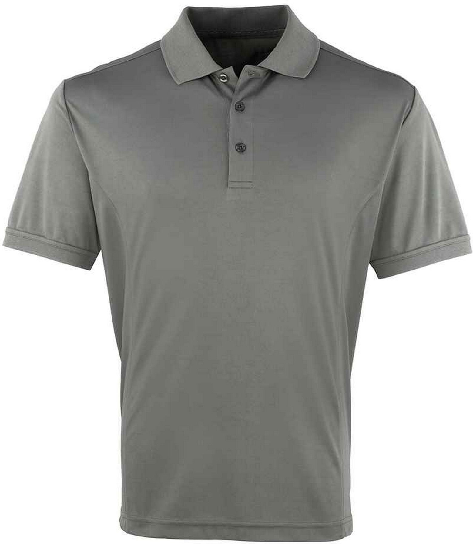 Premier - "Coolchecker" Poloshirt für Herren (Dunkelgrau)