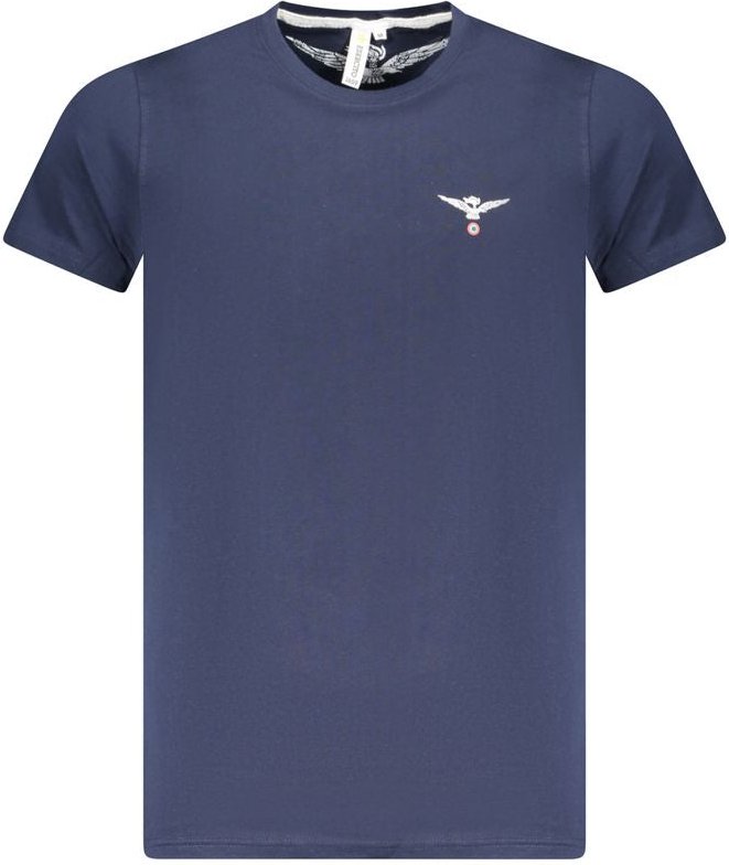 Accademia Militare Blau Baumwolle Herren T-Shirt