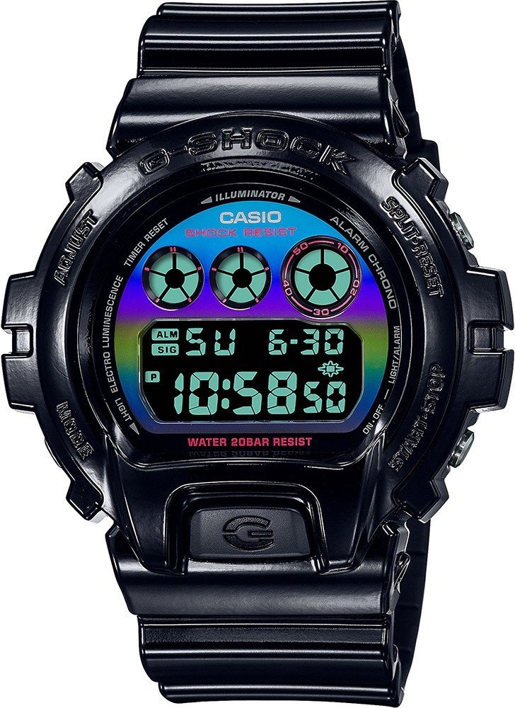 Casio G-Shock Herren Schwarz Uhr DW-6900RGB-1ER