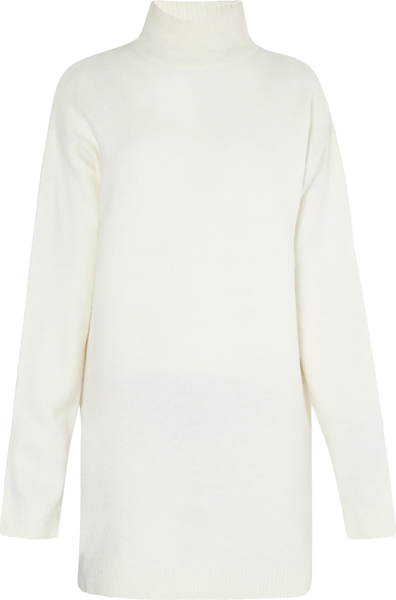 Mymo Strickkleid Damen weiss