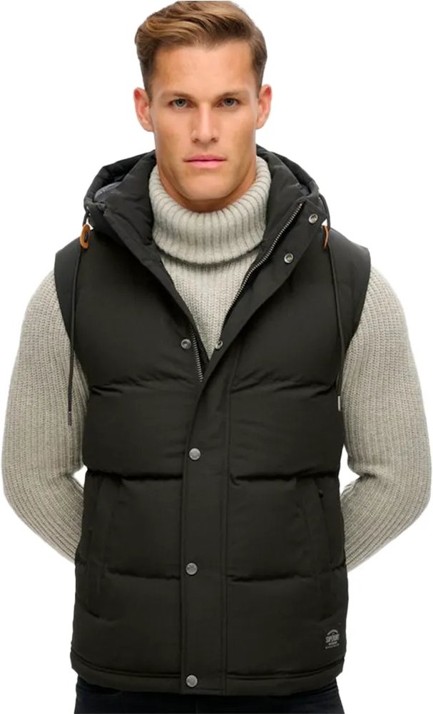Thumbnail - Superdry Herren Everest ärmellose Steppjacke