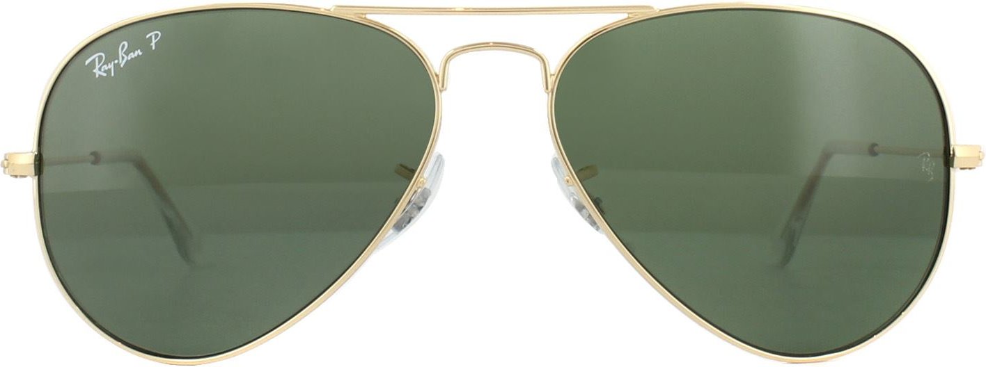 Lunettes De Soleil Ray-Ban Aviator 3025 001/58 Or Polarisé 55mm