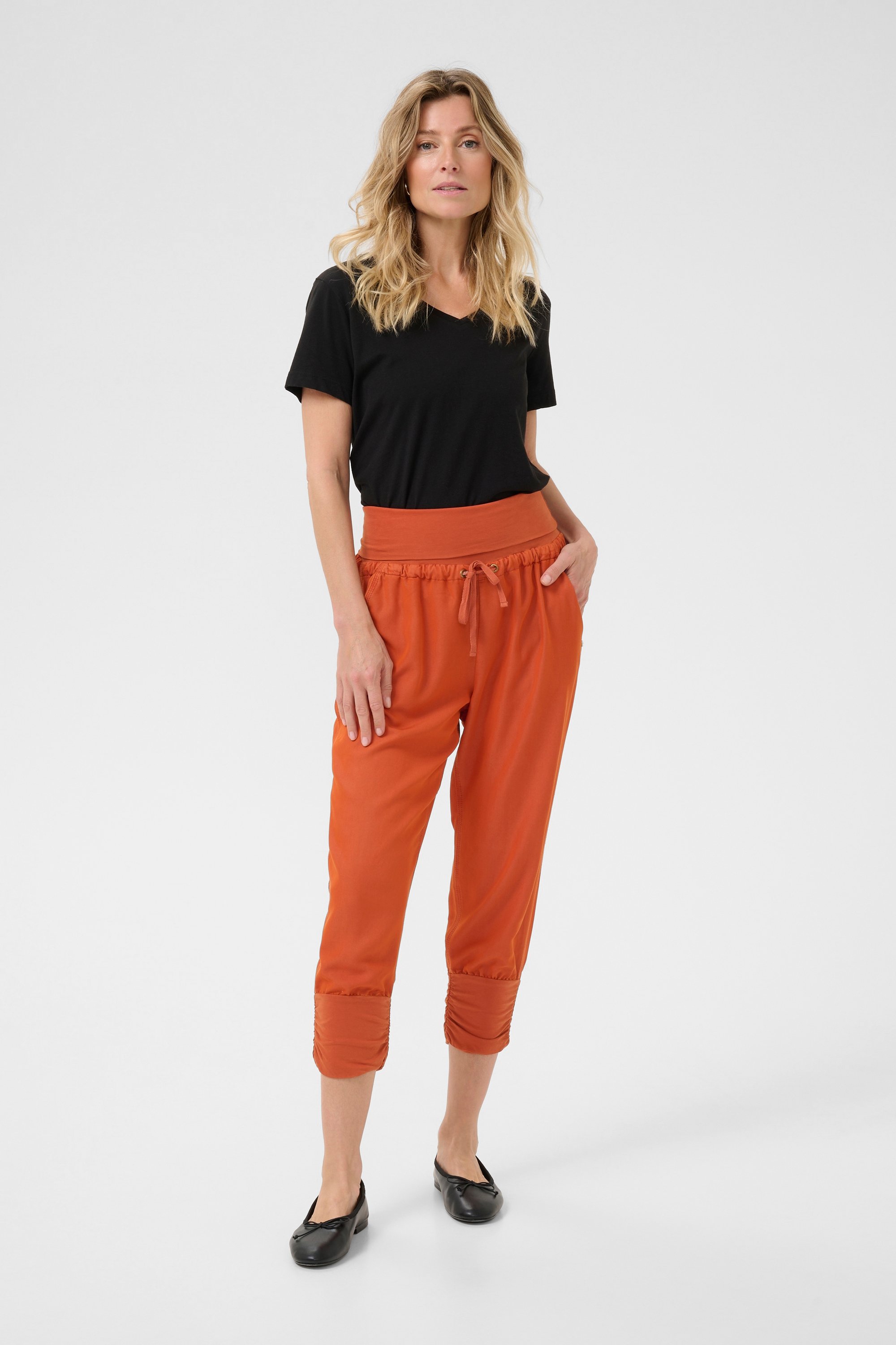 Thumbnail - Casual Hose Loose fit orange