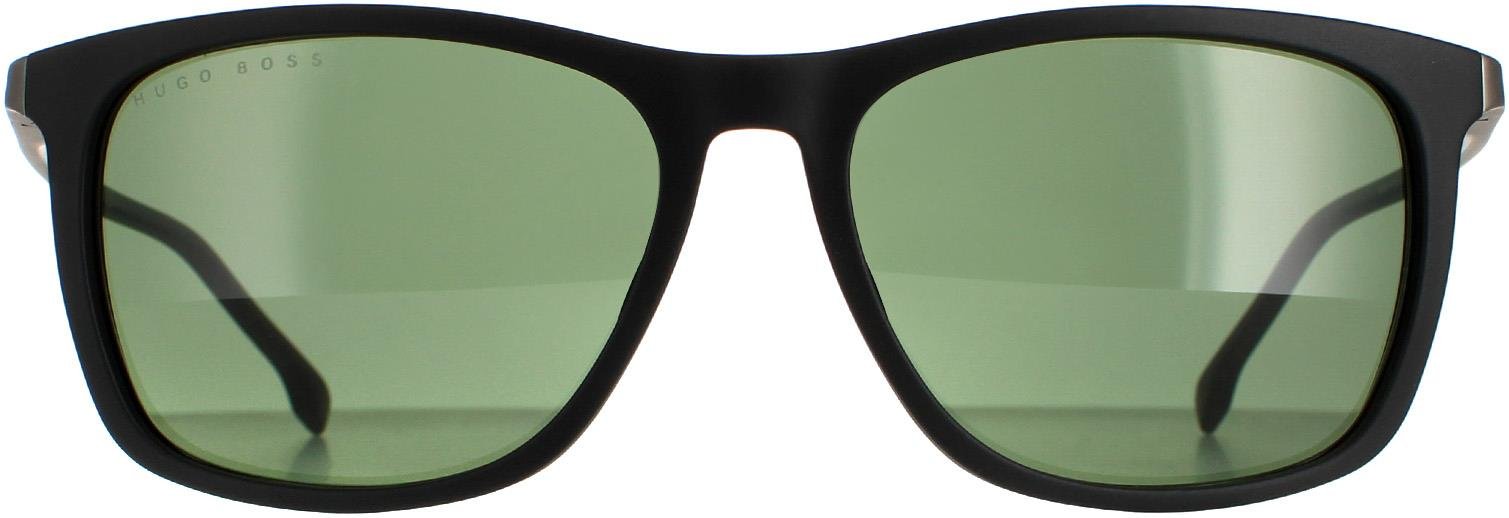Thumbnail - Hugo Boss Rectangle Mens Matte Schwarz Grün BOSS 1249/S/IT