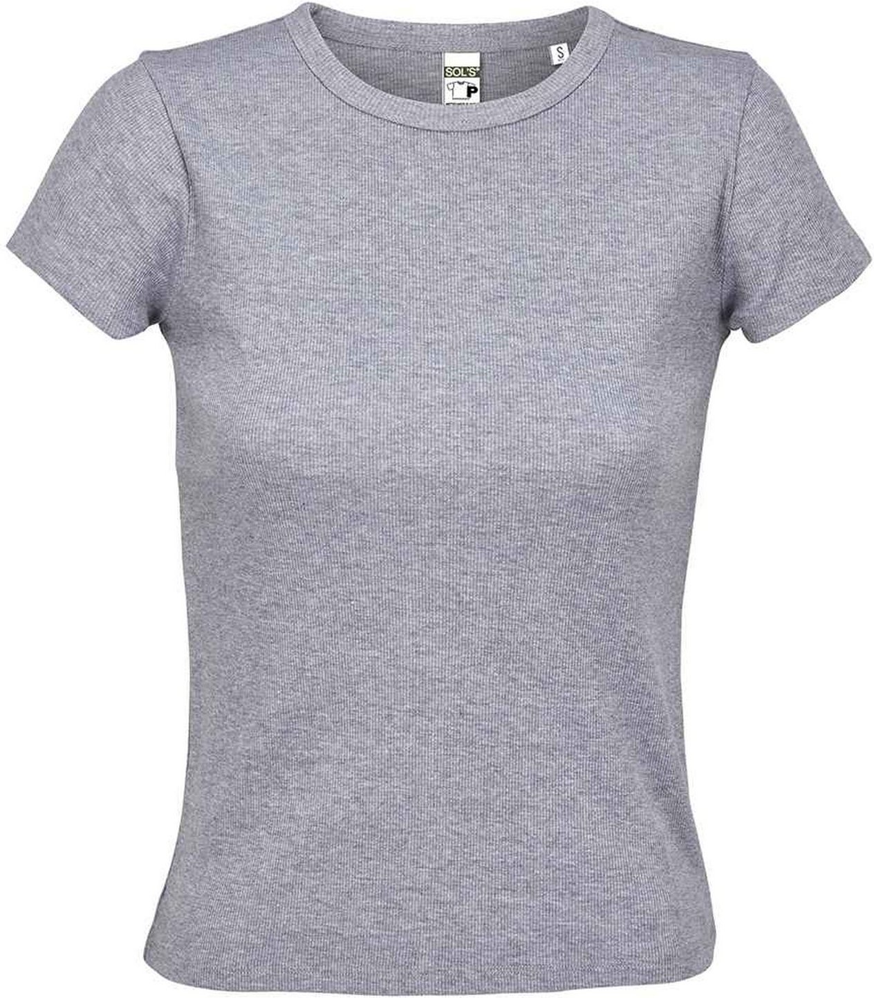 SOLS - "Sara" T-Shirt für Damen (Hellgrau Mergel)