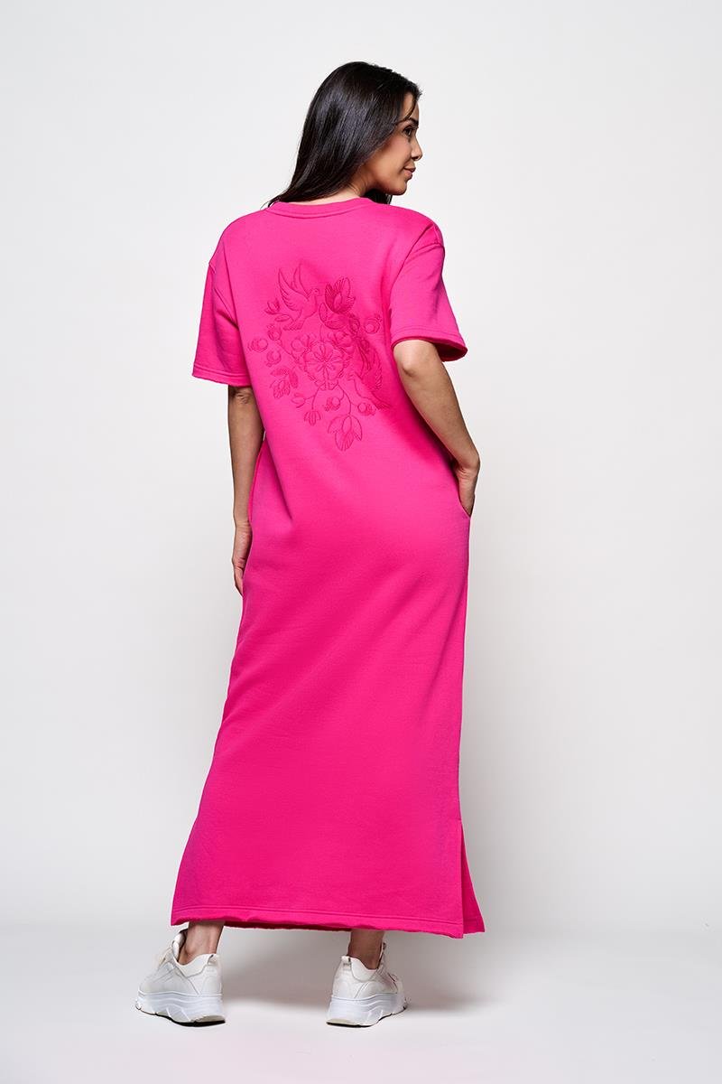 Caroline Tensen Ella Sweatkleid Fuchsia