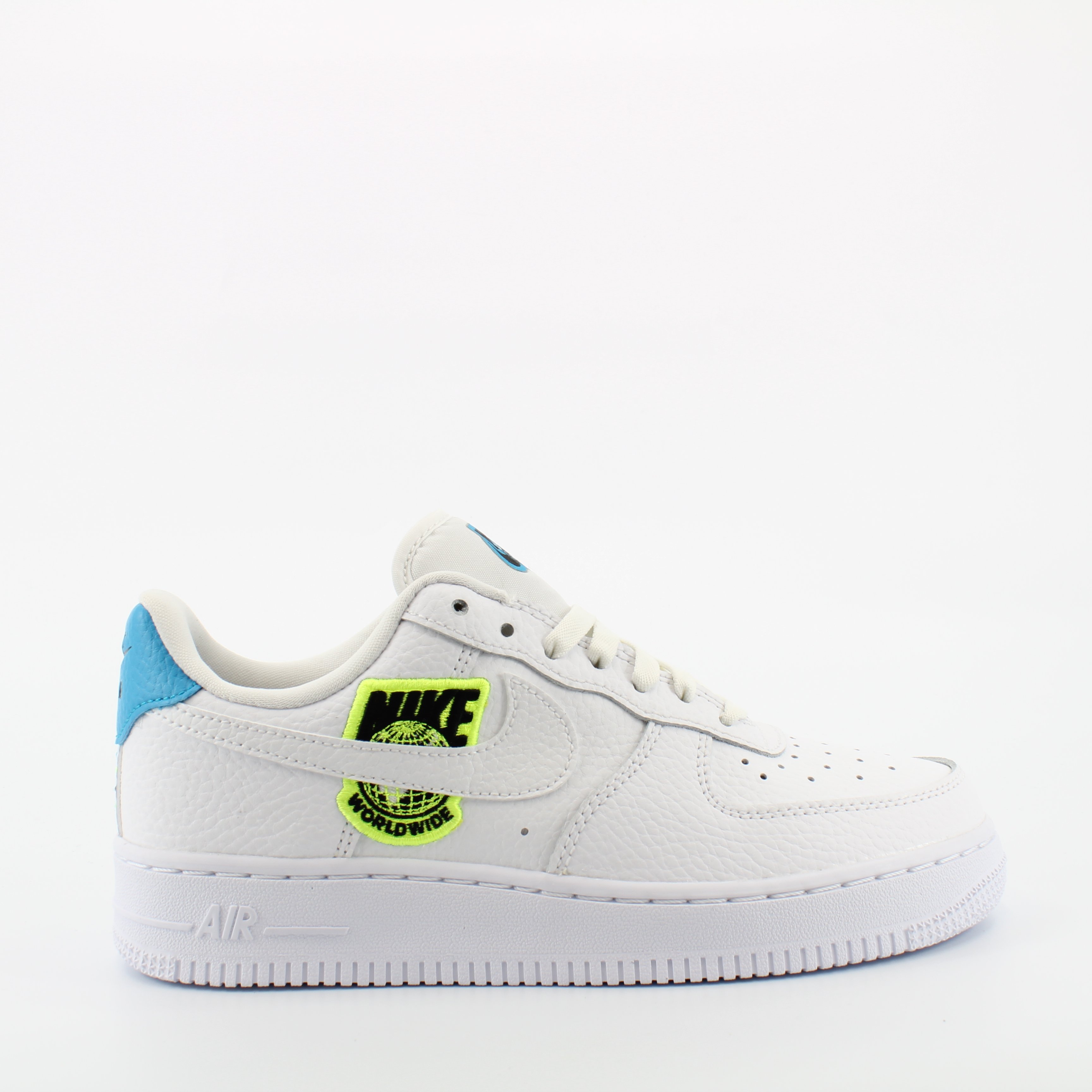 Nike Air Force 1 07 Weiß Leder Damen Schnürtrinker CT1414 101