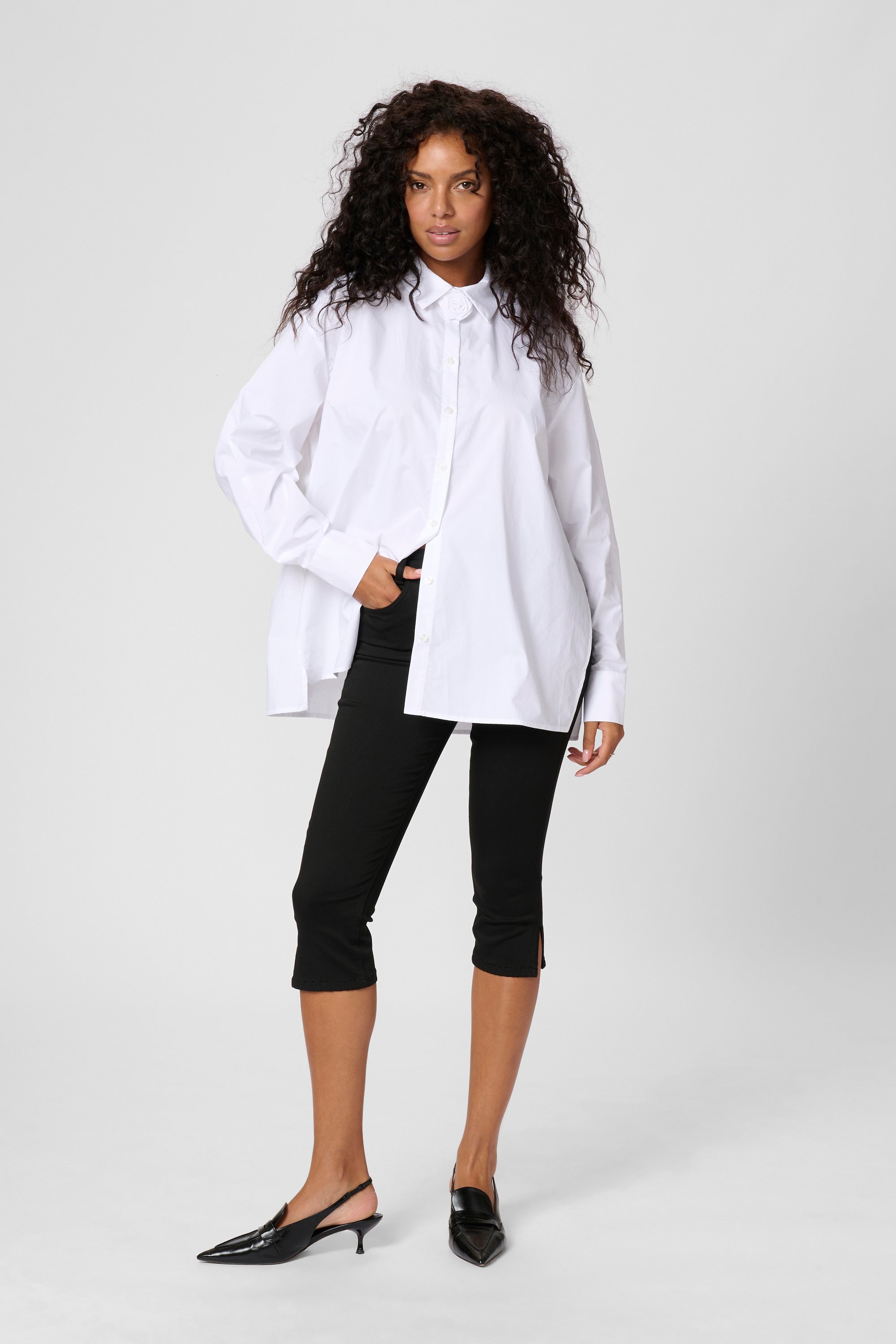 Langarm - Hemd KAmira Loose fit white