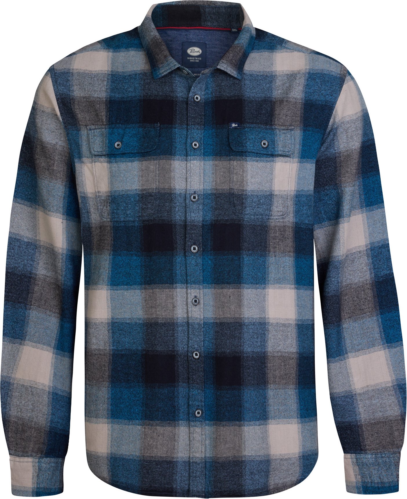 Petrol Industries - Karierte Hemd Plus Size Billings Herren - Blau