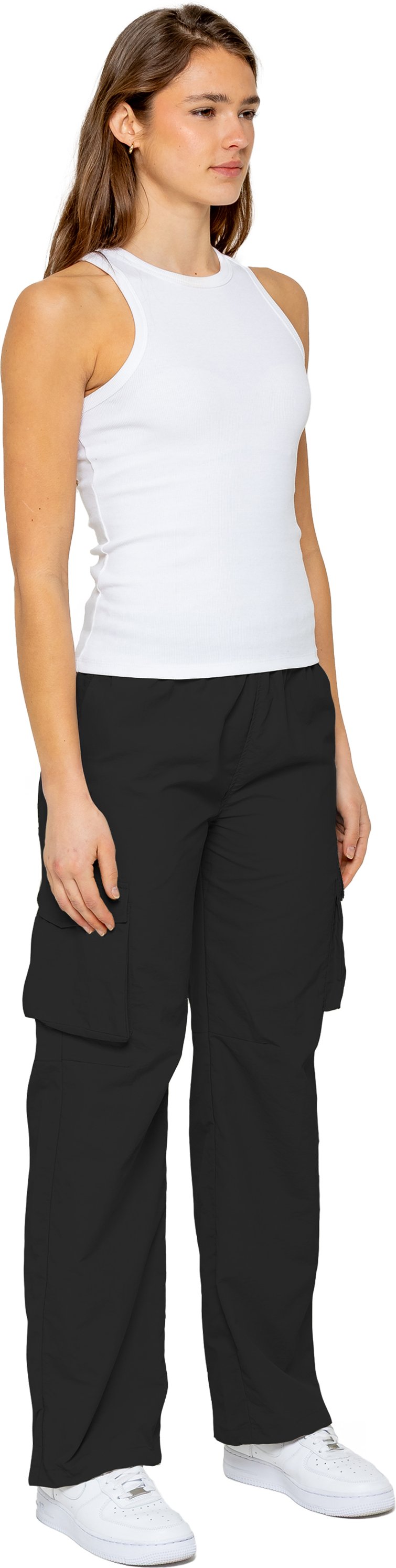 Thumbnail - Enzo | Damen Fallschirm Cargo-Hosen