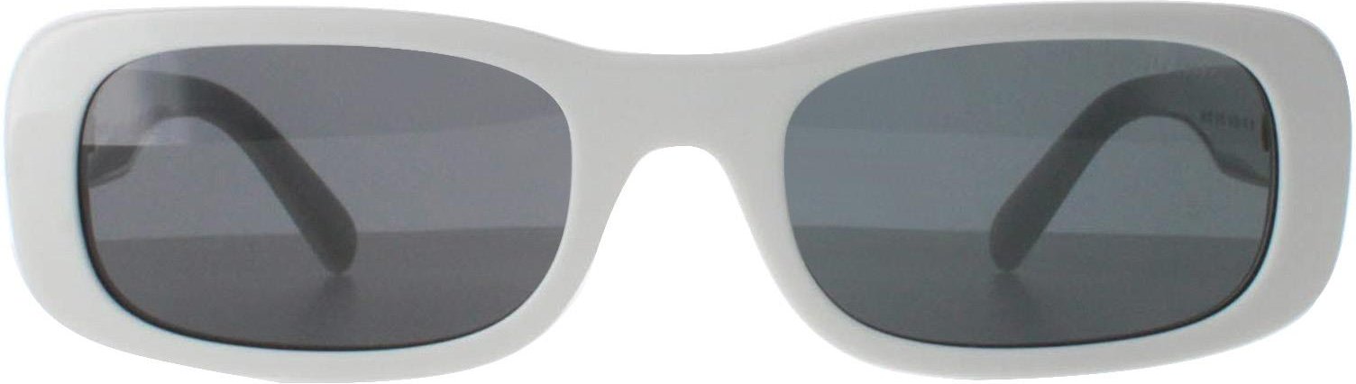 Miu Miu Rectangle Damen Weiß Elfenbein Dunkelgrau MU08ZS