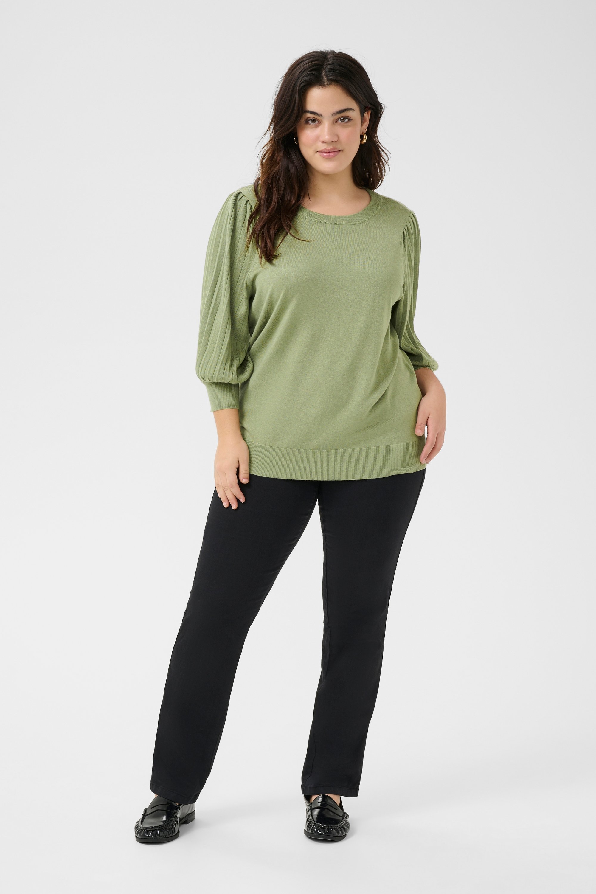 Strickpullover Regular fit green