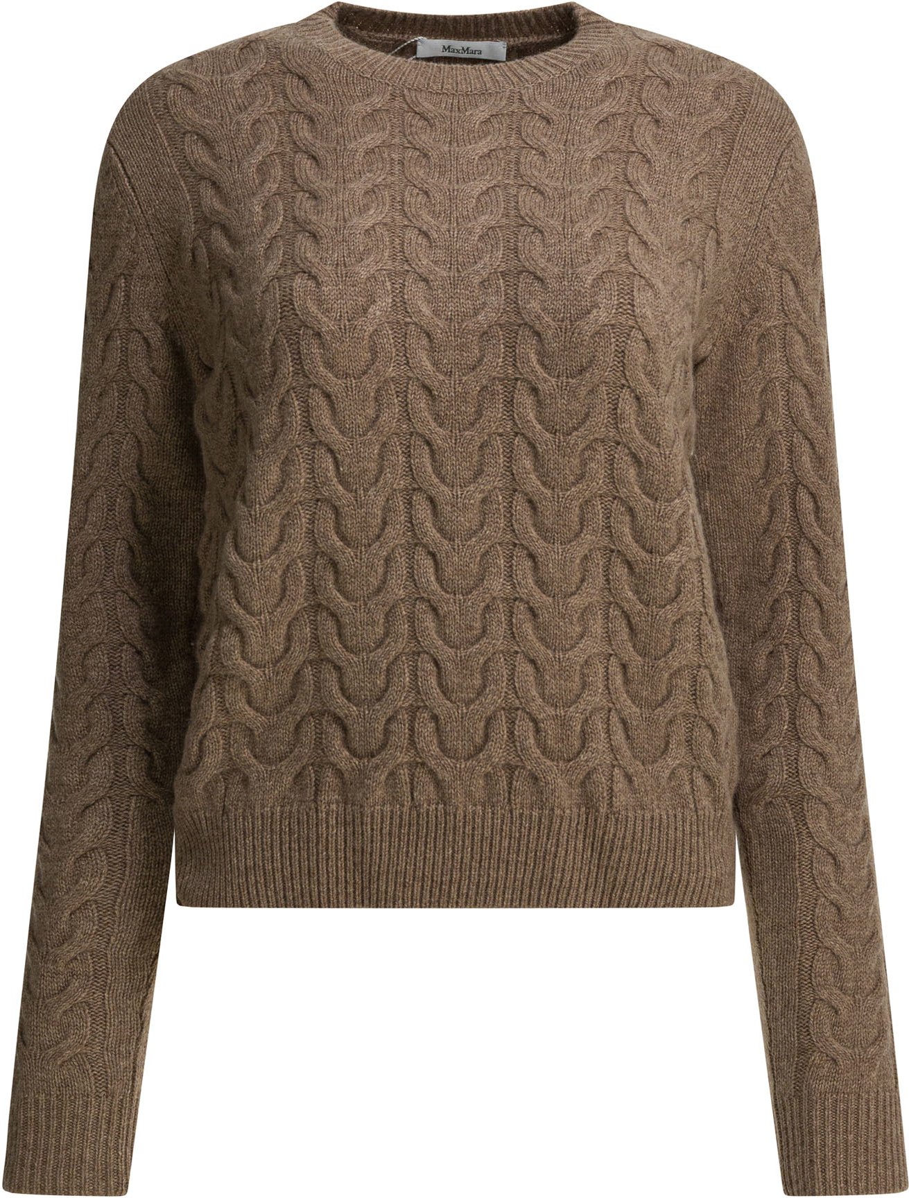 Braune Kaschmir-Strickwaren