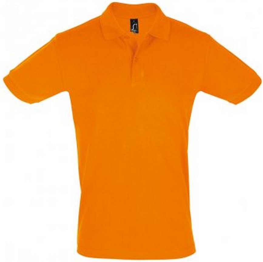 Thumbnail - SOLS Herren Perfect Pique Kurzarm-Poloshirt (Orange)