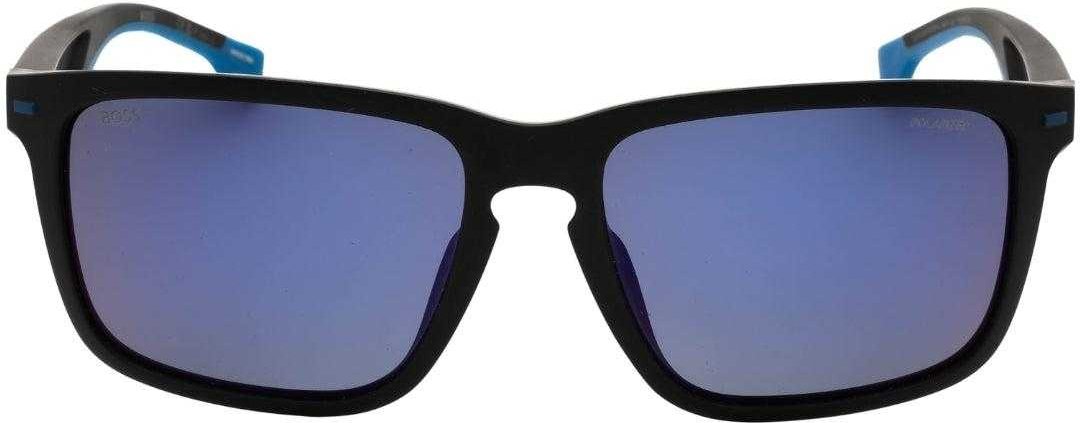 Hugo Boss - Polarisiert-Sonnenbrille für Herren, Matt (Blau/Grau)