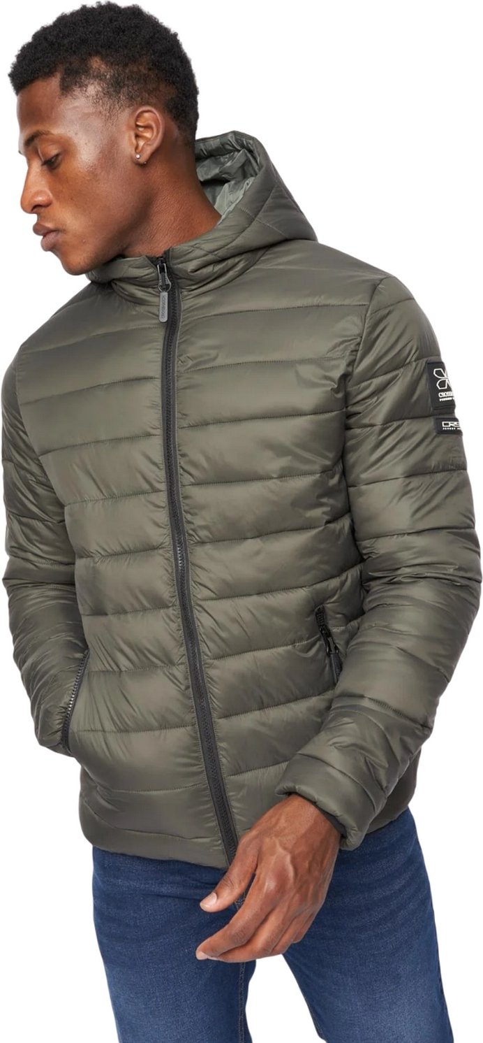 Thumbnail - Crosshatch - "Gattering" Jacke für Herren (Oliv)