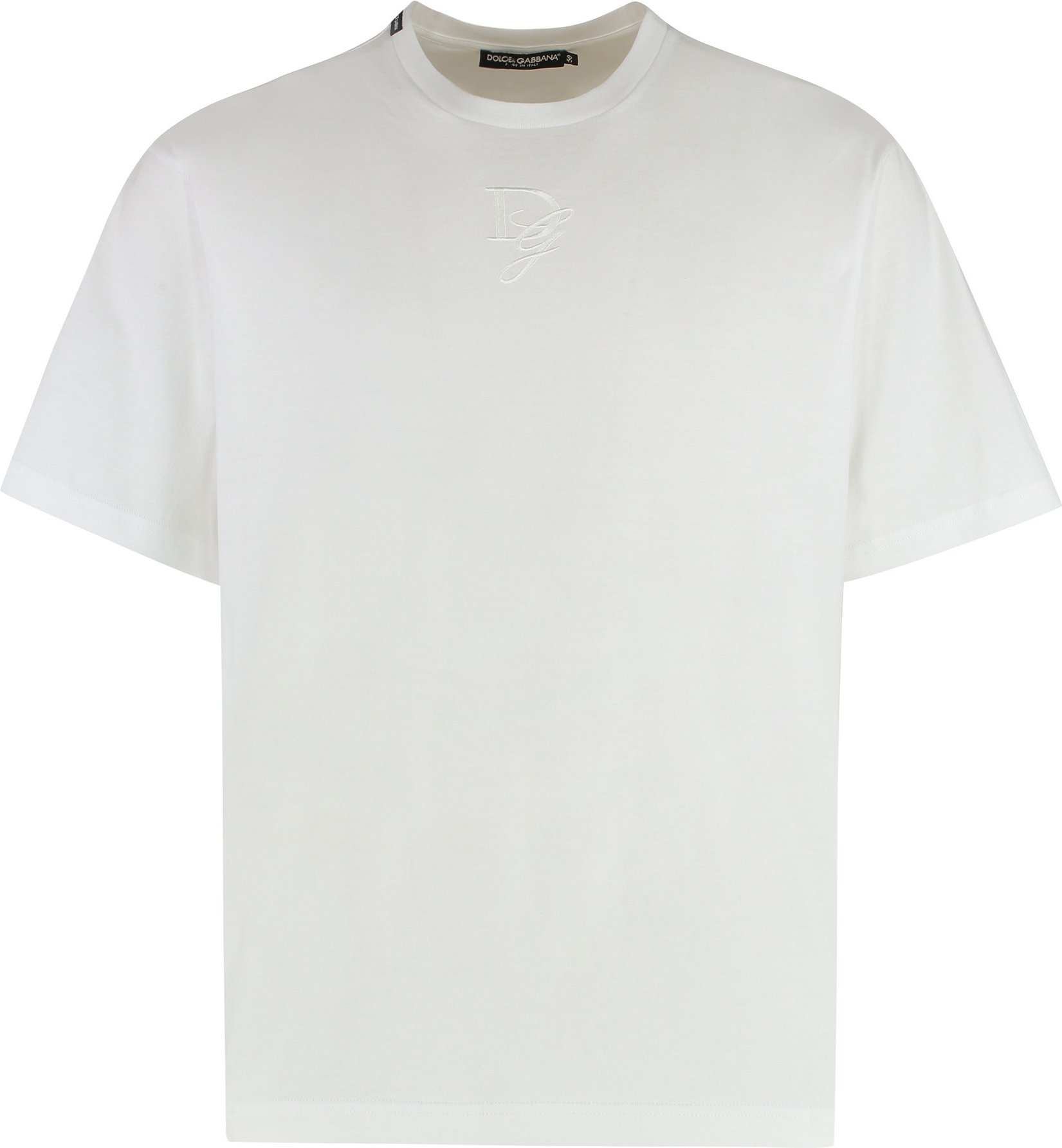 Baumwoll-Rundhalsausschnitt-T-Shirt