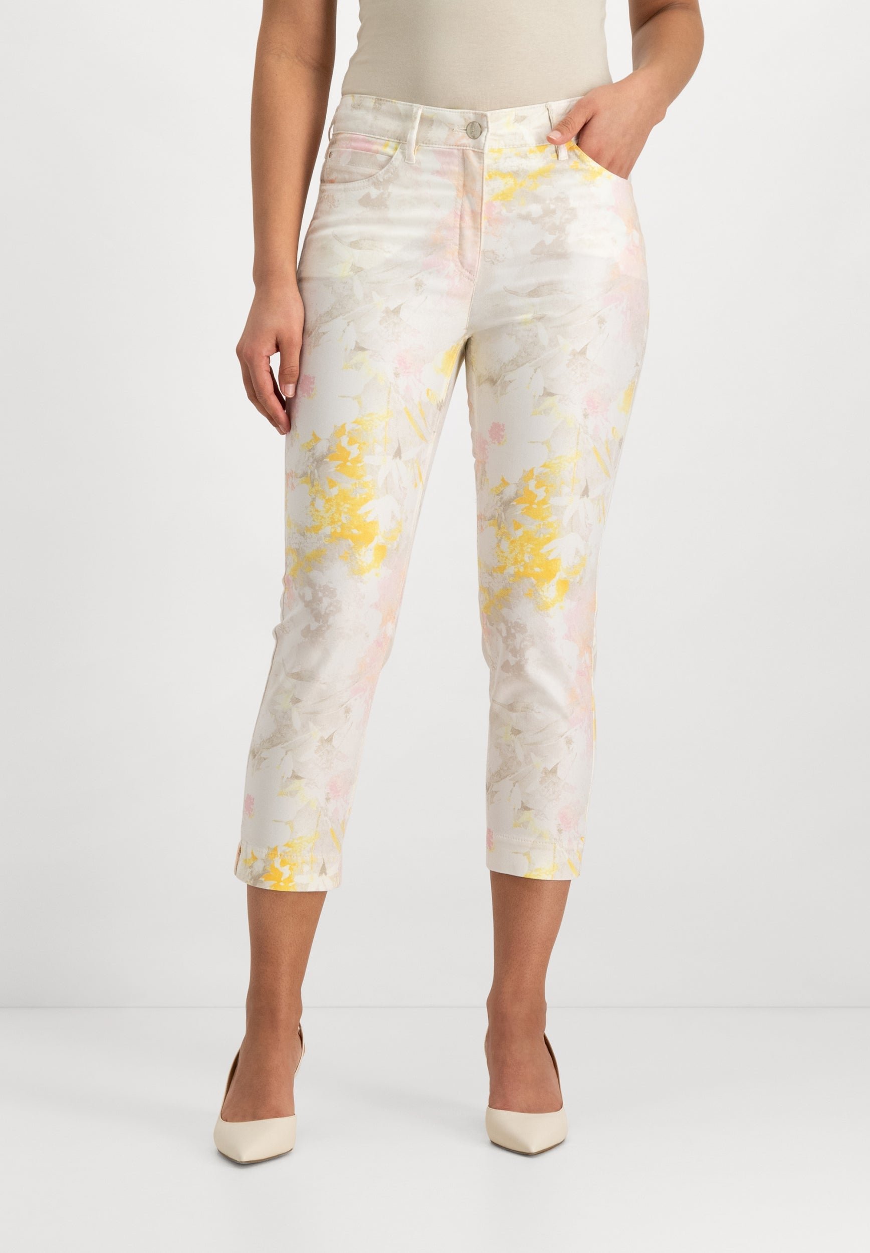 Kora Cropped-Hose | Naturpink