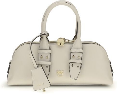 Weiße Kalbsleder Bos Taurus Handtasche