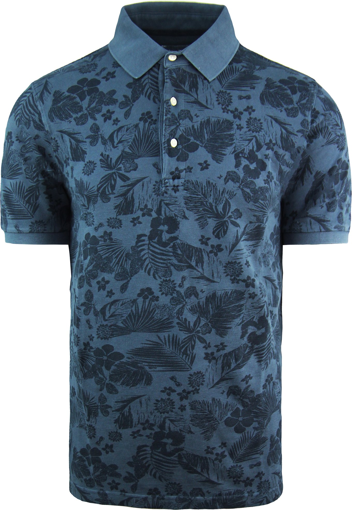 Eden Park Paris Maxiflore Herren Navy Polo Shirt