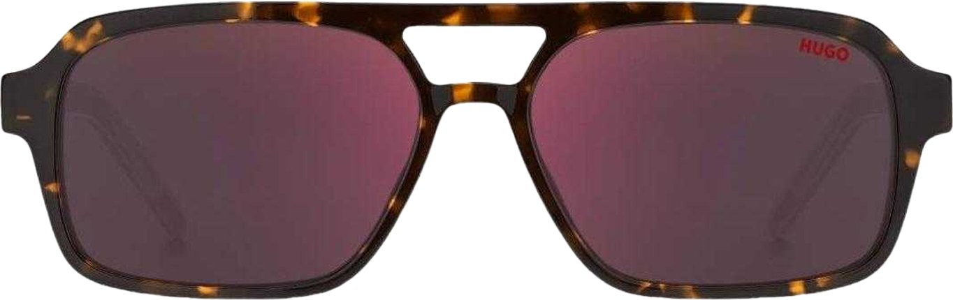Hugo Boss - Sonnenbrille für Herren (Havanna Rot)