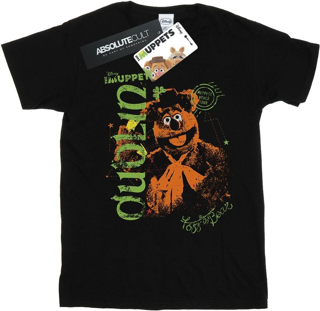 Disney - "The Muppets Fozzie Bear In Dublin" T-Shirt für Herren (Schwarz)