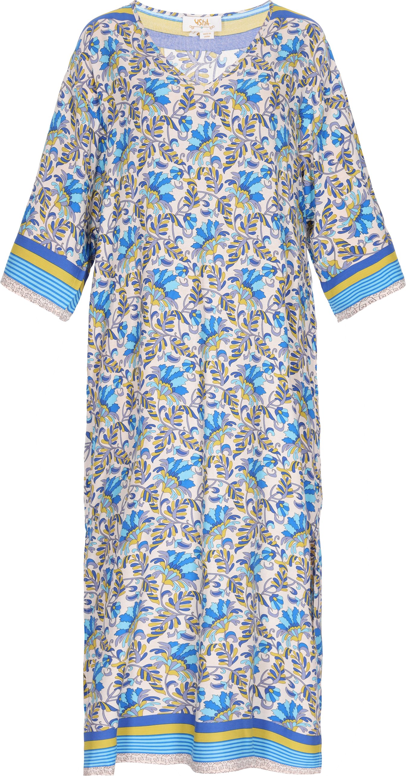 usha Kleid Frauen blau mehrfarbig