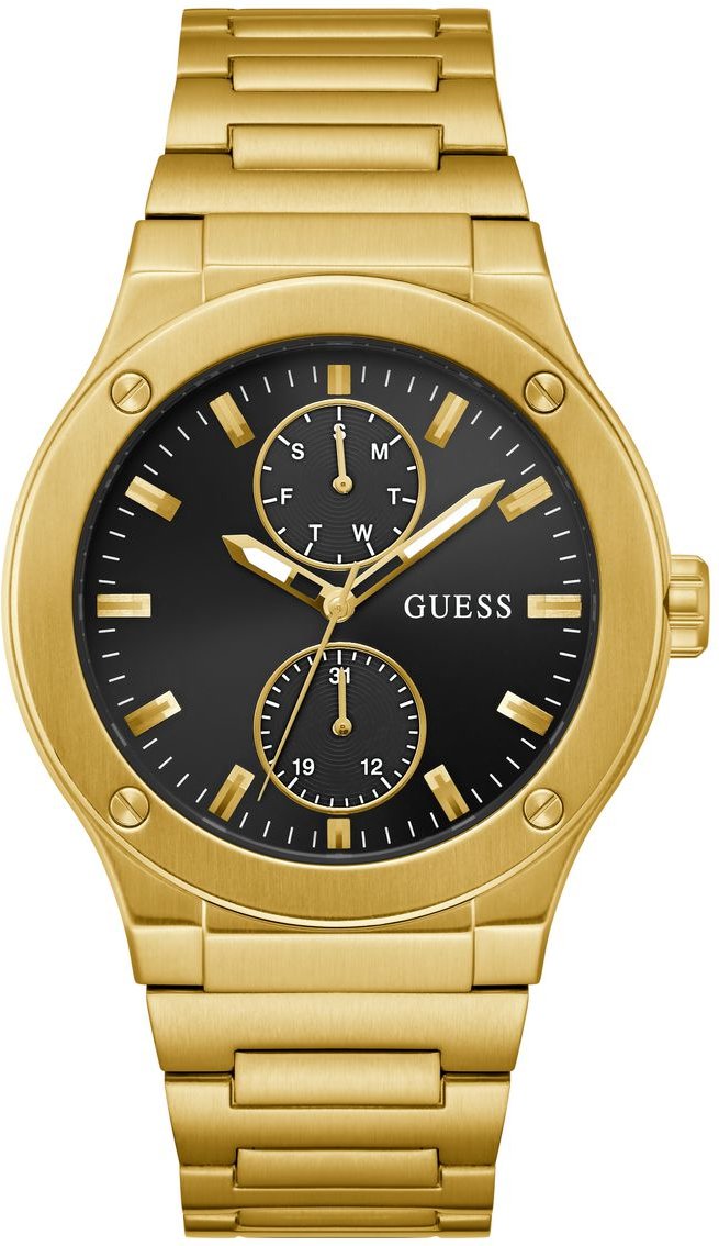 Guess Jet Gold Herren Armbanduhr GW0795G4