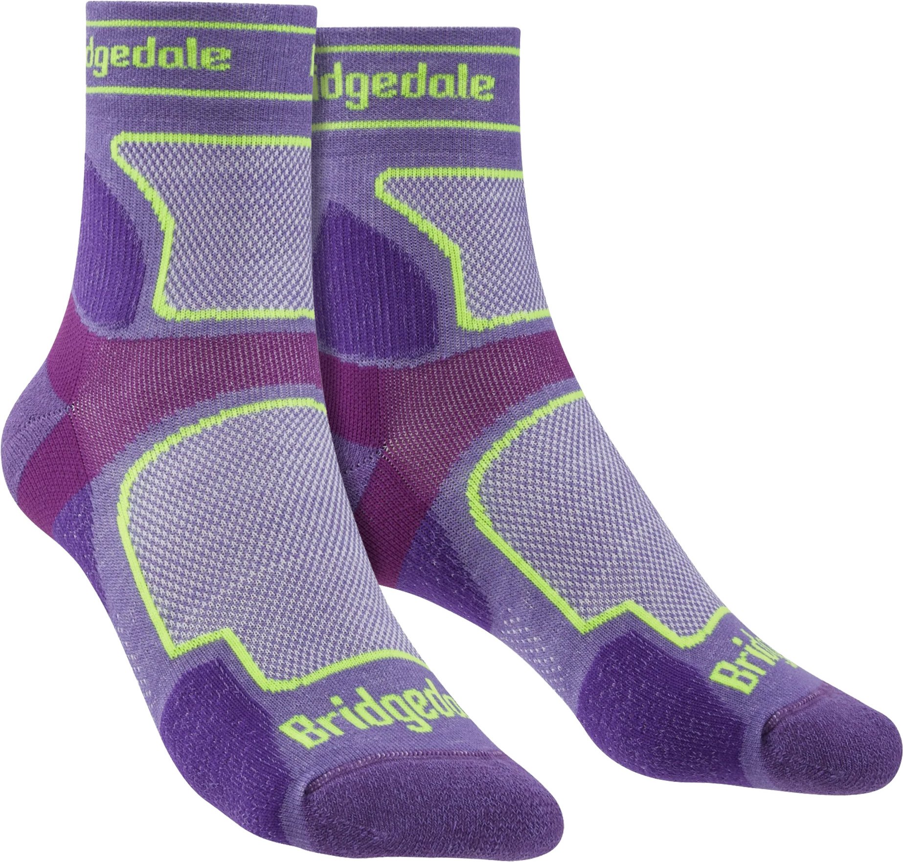 Bridgedale - Womens Running Ultralight Merino Socken - Lila