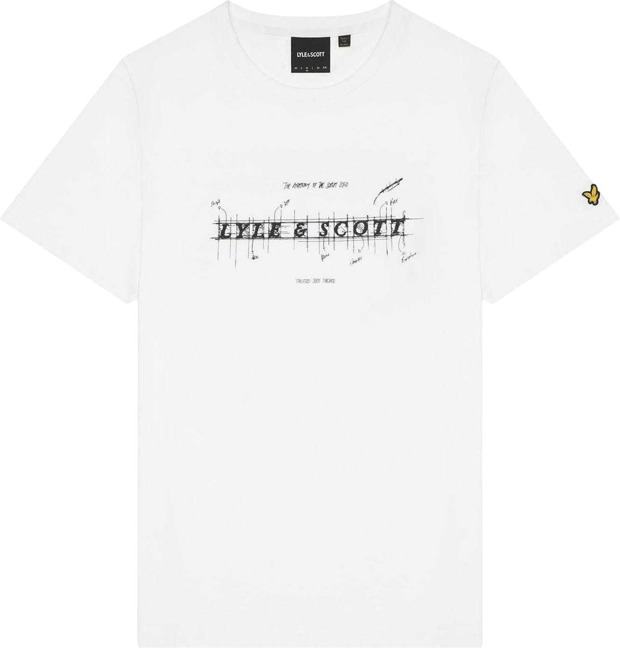 Lyle & Scott - "Anatomy Of Type" T-Shirt für Herren (Weiß)