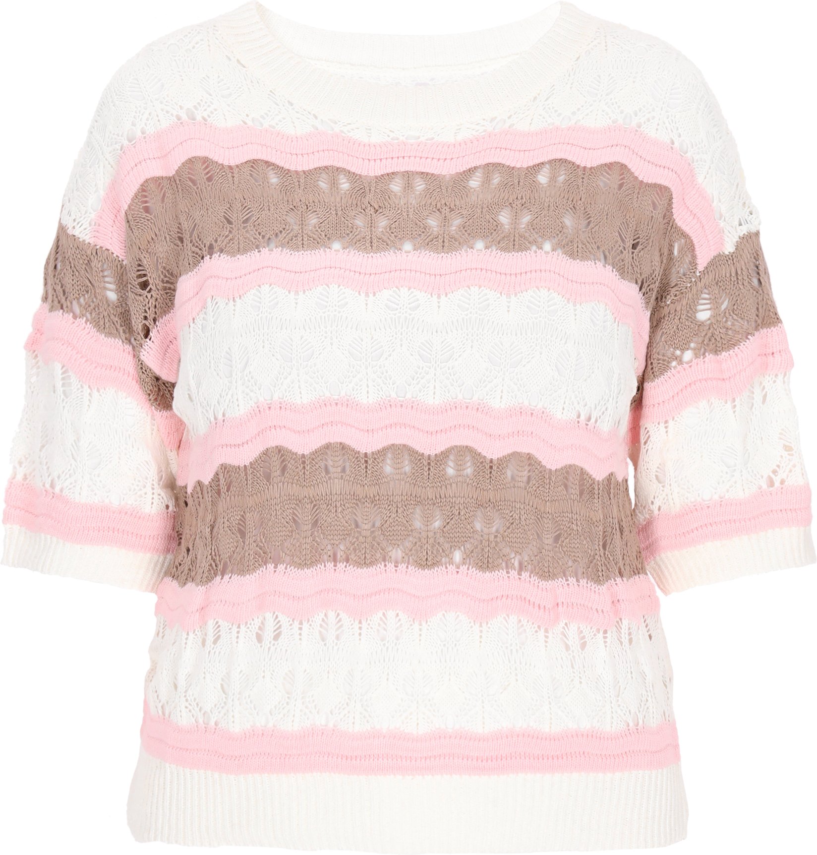 usha Pullover Frauen braunen Streifen