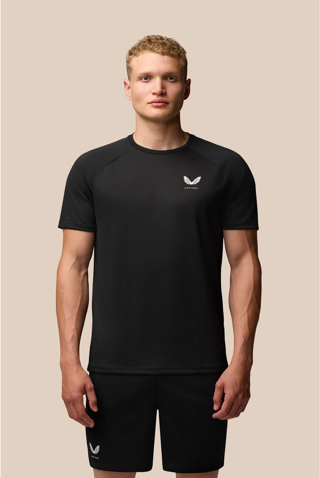 Castore Adapt Trainings-T-Shirt aus Polyester für Herren in Schwarz Activewear T-Shirts