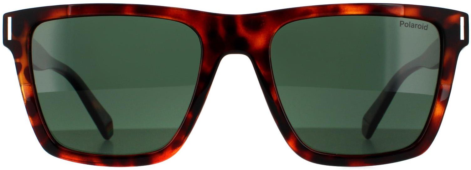 Lunettes de soleil Polaroid PLD 6176 / S 086 UC Dark Havana Green Polarisé