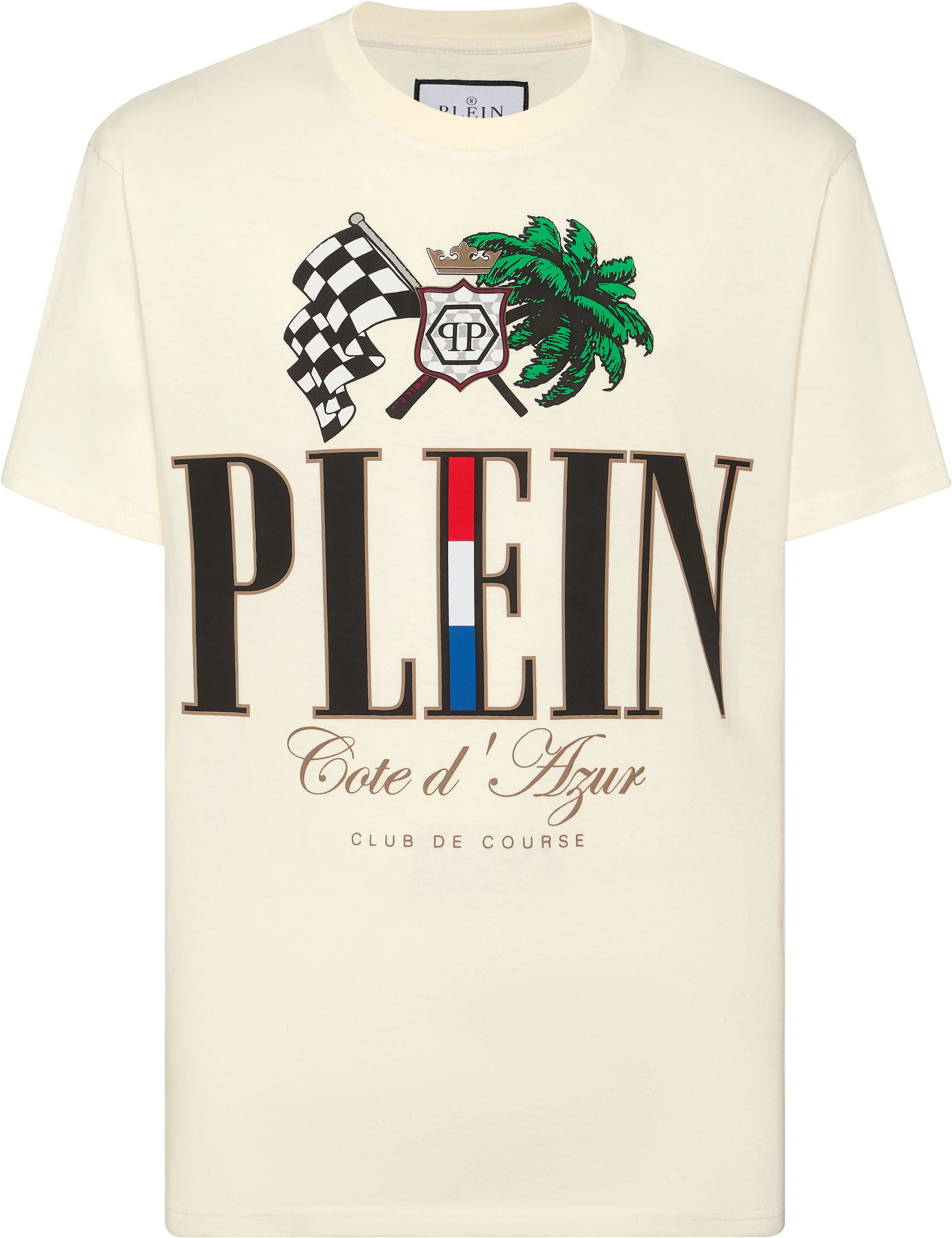 T-Shirt Round Neck Ss Cote D Azur Plam