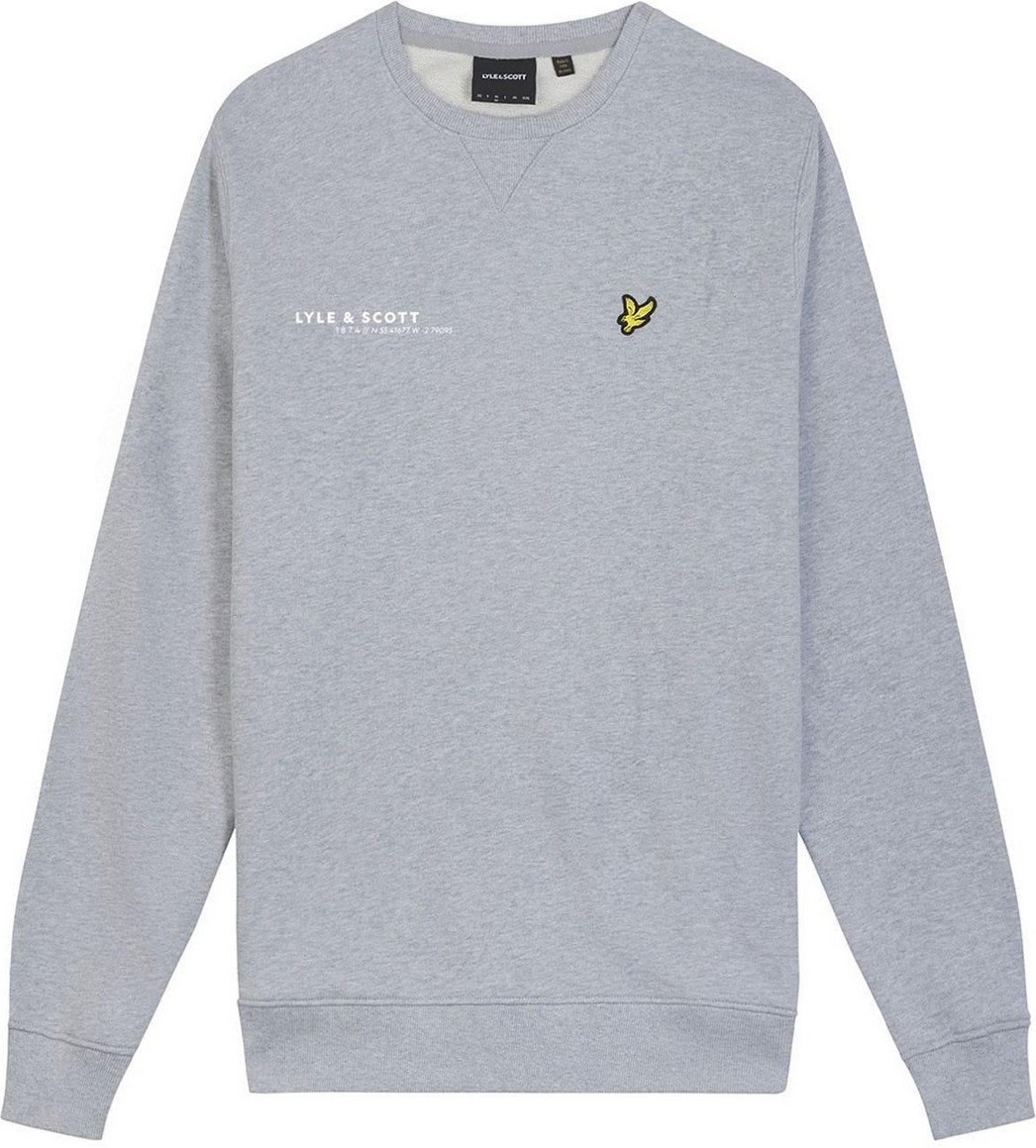 Lyle & Scott - "Co-Ordinate" Rundhalsausschnitt Sweatshirt für Herren (Grau)