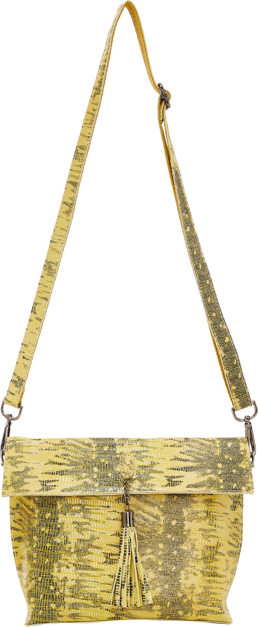 Faina Schultertaschen Damen gelb