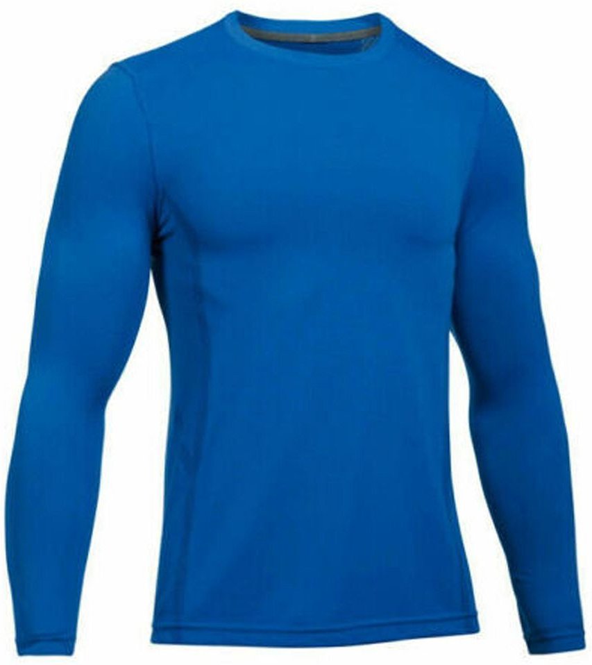 Under Armour Langarm Crew Neck Blue Herren Sport Baselayer 1284637 789