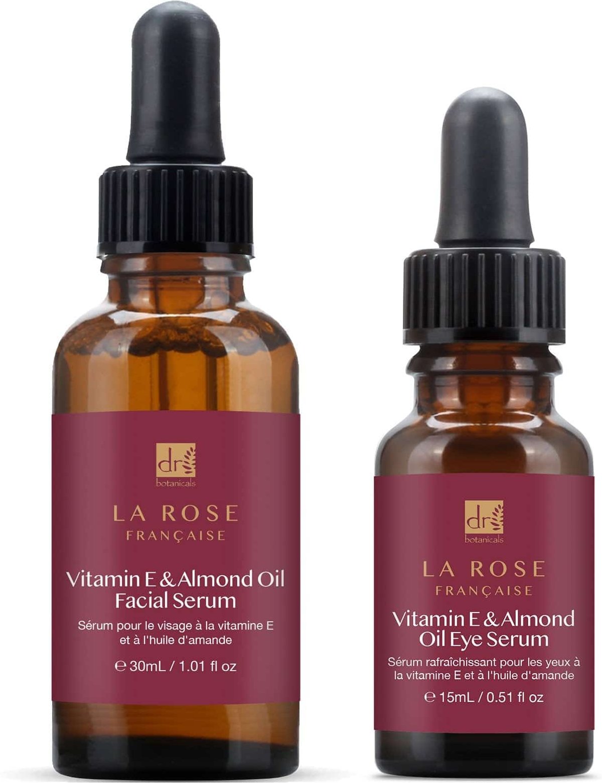Dr. Botanicals La Rose Francaise Gesichtsserum & Augenserum Set