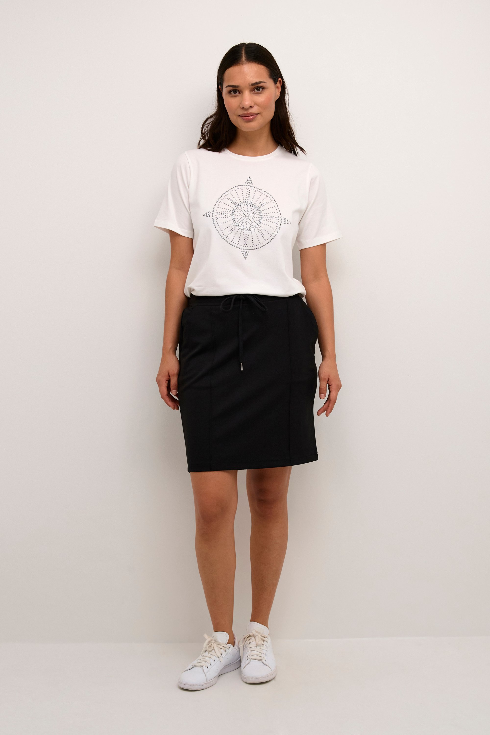 Bleistiftrock Schwarz black