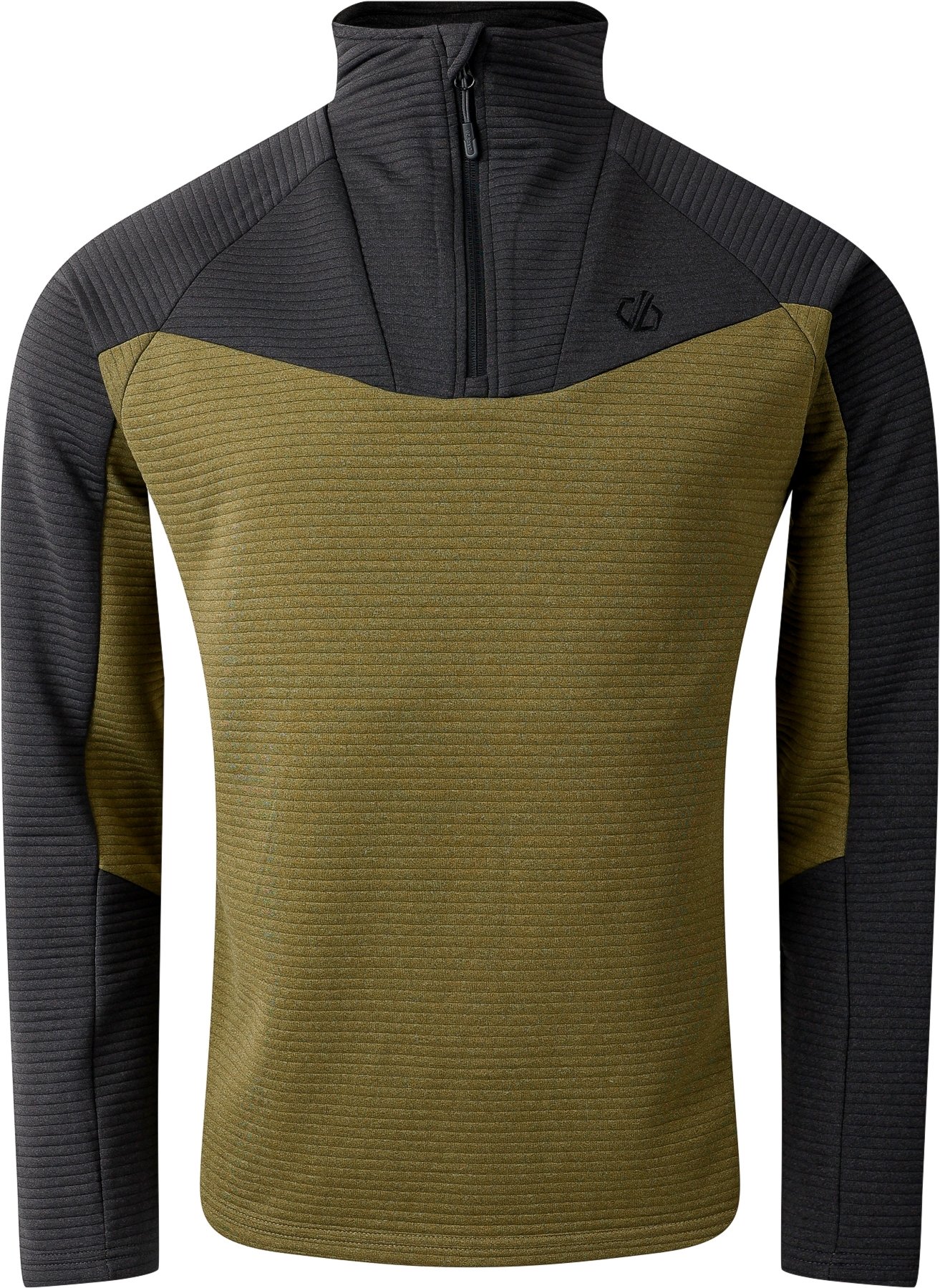 Dare 2B - "Dignify IV" Base Layer Oberteil für Herren, Core Stretch (Schwarz/Martini Olive)