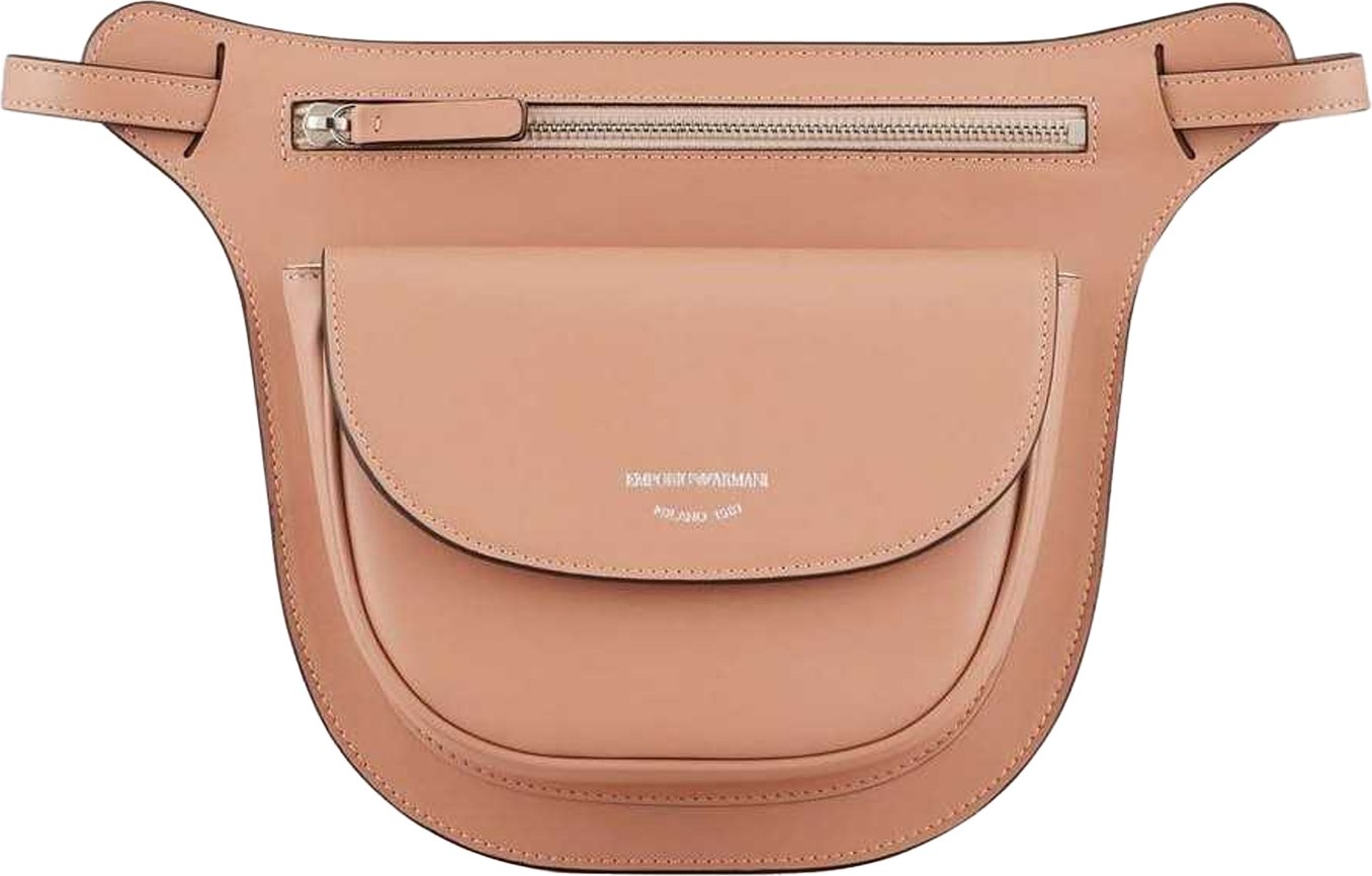 Emporio Armani Ledergürteltasche (Nude)