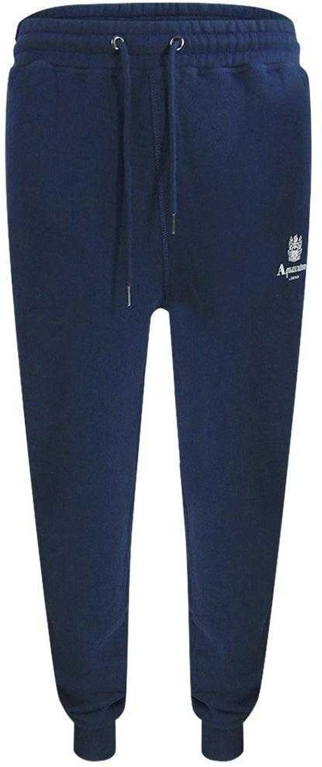 Aquascutum Herren Aktive Basic Ripp-Jogginghose (Blau)