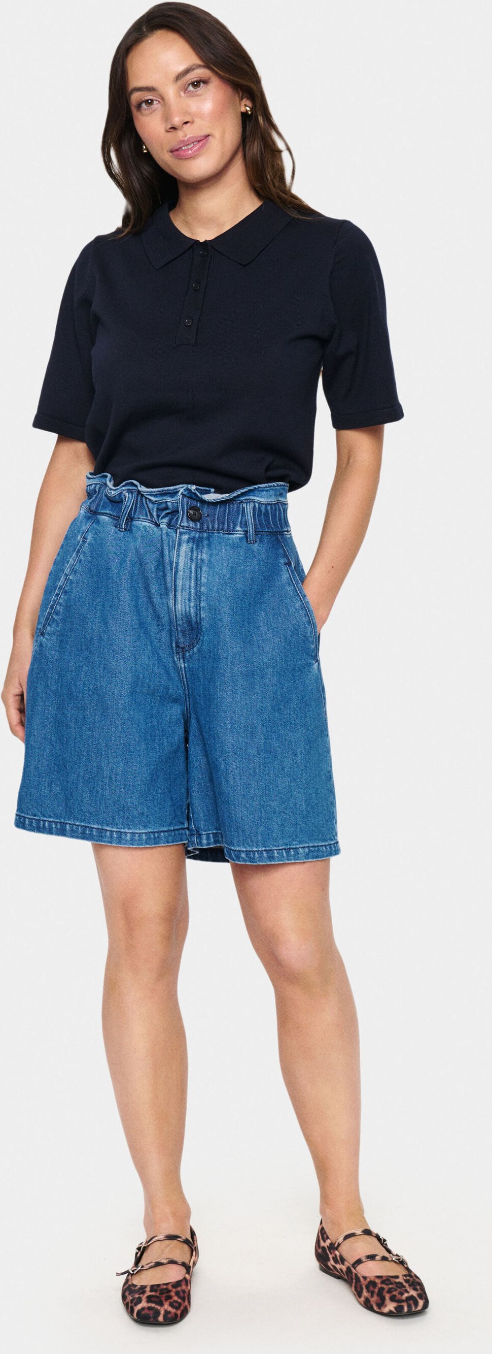 Strickpullover Lockere Passform dark blue